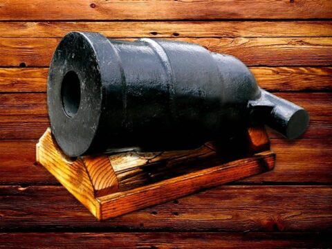 Coehorn Mortar 12 Pounder – Full Scale – 2 1/4″ Bore | Hern Iron Works