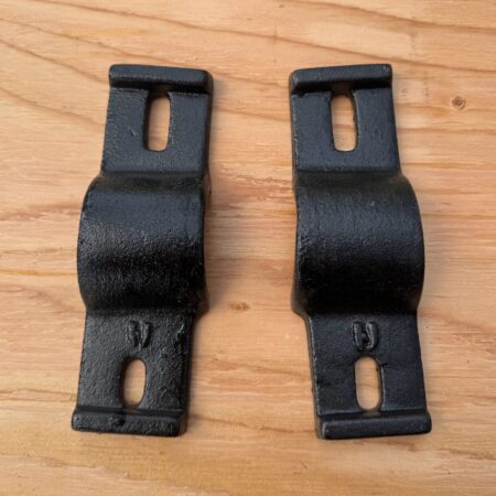 Capsquares pair - 2" trunions Naval - Iron