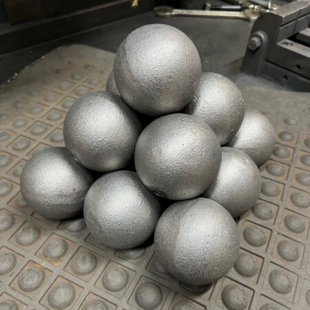 Cannonball 4" dia., Iron Round Shot, 8.25 lbs