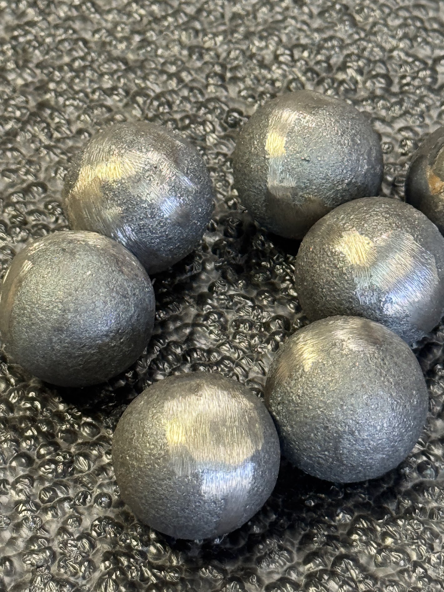 Cannonball 1" dia., Iron Round Shot, 0.13 lbs
