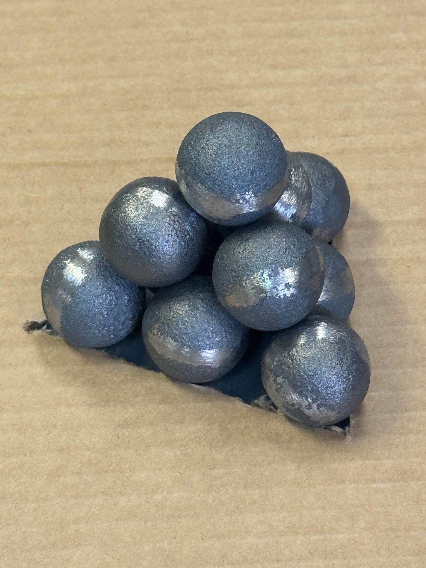 Cannonball 1" dia., Iron Round Shot, 0.13 lbs - Image 2